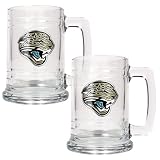 Jacksonville Jaguars Set of 2 Beer Mugs