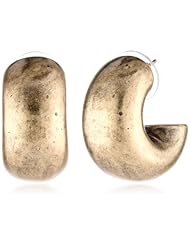 Giles and Brother Huge Cortina Brass Hoop Earrings