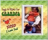 Hugs & Kisses for Grandpa - Picture Frame Gift