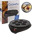 Electric Ebelskiver Pan By Cucina Pro - Non-Stick, Makes Puffs, Donut Holes, Cake Pops