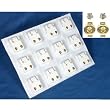 12 Ear Piercing Earring Studs April Gemstone