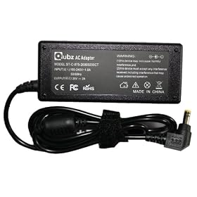 20V 2A Replacement Laptop / Netbook AC / DC Adapter / Charger for MSI Wind U100 & U120 with Qubz 1 year warranty and UK mains lead included