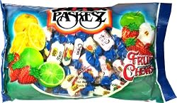 Paskesz Fruit Chews, 16-Ounce Bag (Pack of 8)