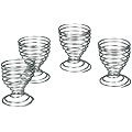 Zeller 24915 Eierbecher Set, 4-teilig, chrom