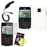 Cbus Wireless White Silicone Skin / Case / Cover, LCD Screen Guard / Protec ....