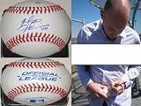 MATT HARRISON,TEXAS RANGERS,WORLD SERIES,SIGNED,AUTOGRAPHED,BASEBALL WITH COA AND PROOF