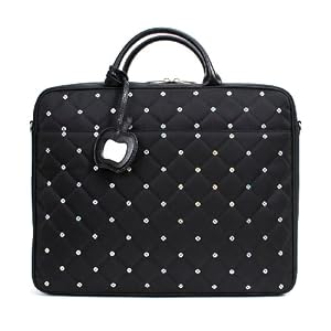 Abbi Mina Slim Briefcase for MacBook Pro 17-inch Black