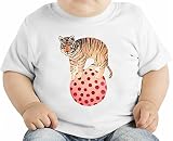 Circus tiger オーガニックベビーTシャツ 12 - 18 Months