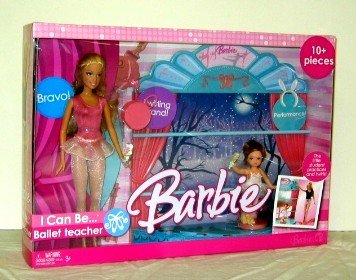 Childrens Toyshop  Toys : Barbie I Can Be... Ballet Teacher Playset