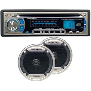 Pyramid CDR22KIT AM/FM Receiver CD Player with 4-Inch Speakers