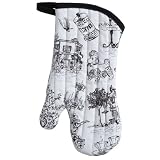 Oven mitt 'french touch'
