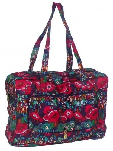 Oilily Folding Shopper Bag Handtasche Tasche Navy Rot