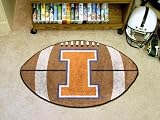 Univ of Illinois Football 22x35 Floor Mat (Rug) - Illinois Fighting Illini NCAA College Athletics
