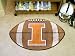 Univ of Illinois Football 22x35 Floor Mat (Rug) - Illinois Fighting Illini NCAA College Athletics