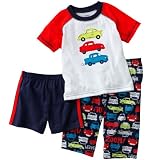 Carters Boys 2T-4T Car 3 Piece Pajama Set