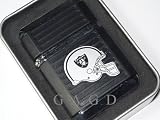 NFL OAKLAND RAIDERS BUTANE TORCH LIGHTER with TIN BOX