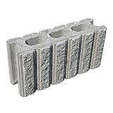 森ブロック工業(株) セカンドリブ アッシュブラウン 基本型(横筋兼用)