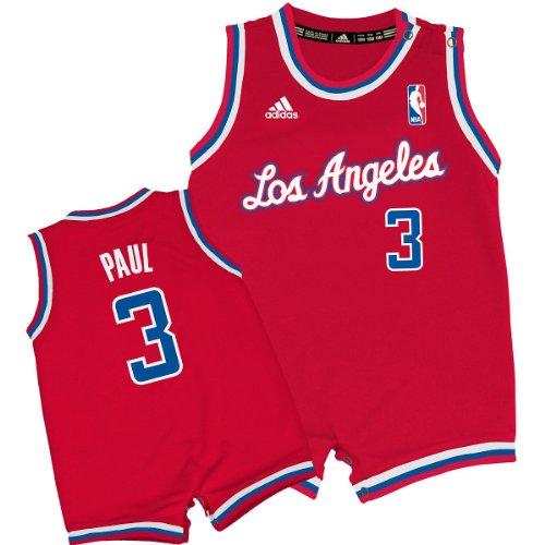 Adidas Los Angeles Clippers Chris Paul Infant Revolution 30 Replica Road Jersey Infant 18 Months