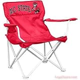 North Carolina State Wolfpack (NC State) Nylon Tailgate Chair - Adult NCAA College Merchandise