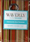 Waverly Sun N Shade Indoor Outdoor Getaway Stripe Citrus Grommet Drapery Curtain Pair 100 x 96