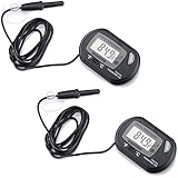 HDE 2 Pack LCD Digital Fish Tank Aquarium Thermometer