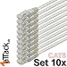 1aTTack - C�ble r�seau ethernet RJ45 CAT6 Lan - Set - UTP - (10 pi�ces) - 0,5 m - gris