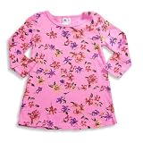 So Fun - Toddler Girls Long Sleeve Floral Knit Dress, Pink