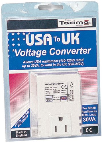 Tacima 240/120V Stepdown Transformer USA to UK 