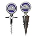 Colorado Rockies MLB Cork Screw and Wine Bottle Topper Set by Great American Products