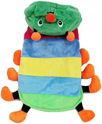 eSingyo Rainbow Caterpillar Party Photo Costume Velvet Fleece Winter Coat Small Pet Dog Clothes L