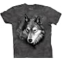 The Mountain Men's Wolf Portrait Short Sleeve Tee