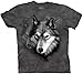 The Mountain Men's Wolf Portrait Short Sleeve T-Shirt