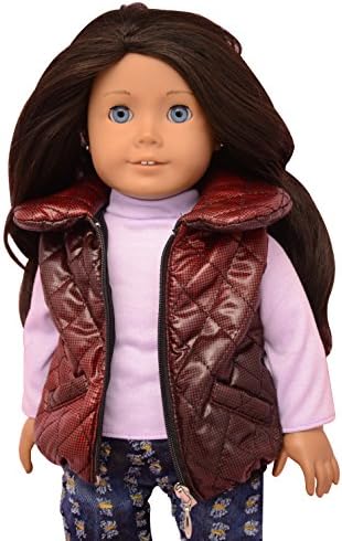 Glamerup: Diamenta - 18 inch Doll Vest (Vest Only), Great for Fall/Winter and Cooler Days