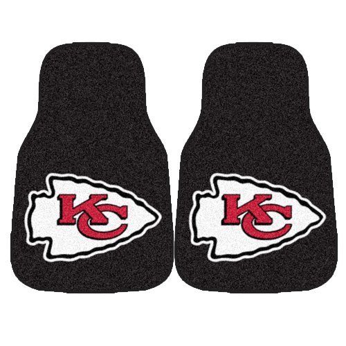 Fanmats NFL 2 - Pc. Carpet Car Mat Set, KANSAS CITY CHIEFS