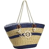 Straw Studios Wheatstraw Nautical Tote
