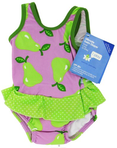 i Play – Skirt Tanksuit with Ultimate Swim Diaper Small 6 Months 10-18 lbs. Lavender Pear Reviews