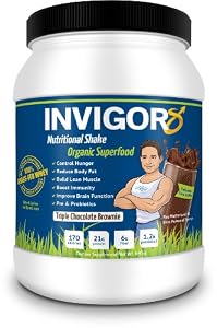 INVIGOR8 - Nutritional Shake & Organic Superfood (Triple Chocolate Brownie)