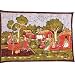 Asian Paintings Batik Art Wax on Cloth 36 x 52 inches