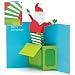 Sabuda Christmas Santa in a Box Pop Up Cards, Set of 8 Cards