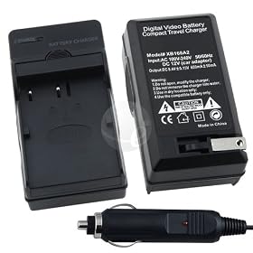 Click here to buy AC+DC Charger for Nikon EN-EL3 EN-EL3a Battery D90 D700 by eforcity.