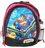  : Superman School Backpack : Full size School bag, Red