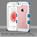 iPhone SE Case Love Football, Extra Shock-Absorb Clear back panel + Engineered TPU bumper for iPhone 5 / 5s / iPhone SE (2016) Blue Cover (Love Football)