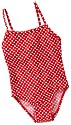Playshoes Mädchen Badeanzug, gepunktet UV-Schutz 50+ Badeanzug in rot mit weißen Punkten 461033