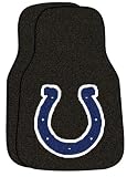 National Football League Indianapolis Colts 2-piece Carpeted Car Mats 18"x27"