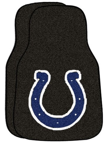 National Football League Indianapolis Colts 2-piece Carpeted Car Mats 18