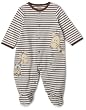 Little Me Hungry Giraffe Footie, Brown, 6 Month