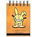 It's Happy Bunny 160-Page Mini Notebook 'hi. where's your off button?'