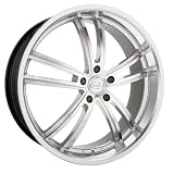 18x8 Privat Atlantik (Silver w Machined Face) Wheels Rims 5x114.3 (A388514459) by Privat