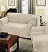 VILLA SUEDE Wrap Slip Chair Cover 35-42" arm to arm
