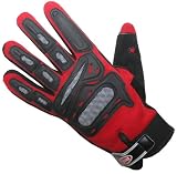 MT151 MOTOCROSS MOTORCYCLE BIKE RED GLOVE GLOVES